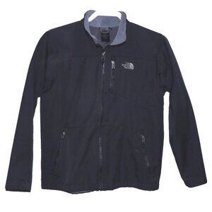 THE NORTH FACE black fleece lined 100% polyester jacket KID'S BOY'S size L 14/16